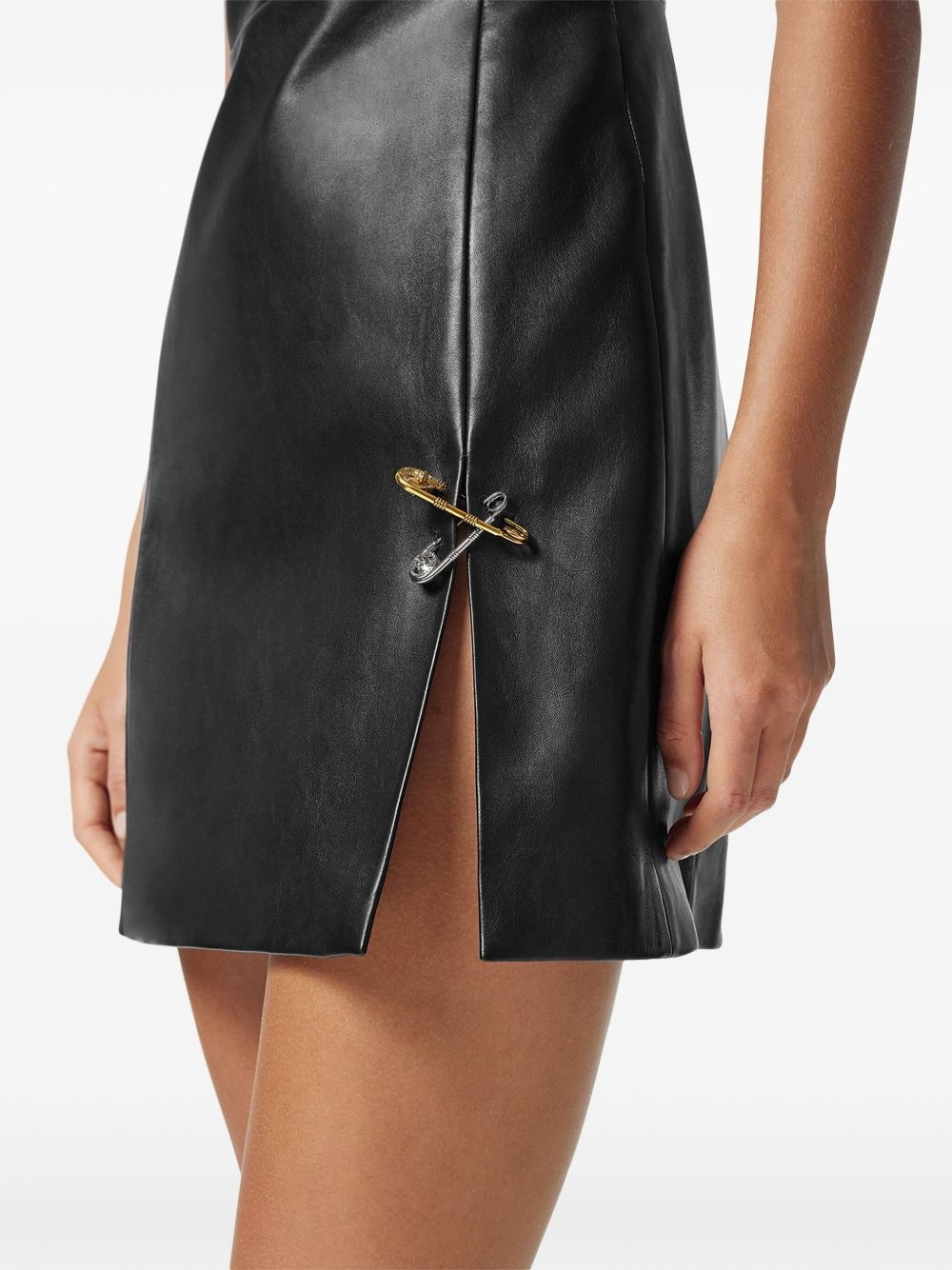 safety pin mini dress - 5
