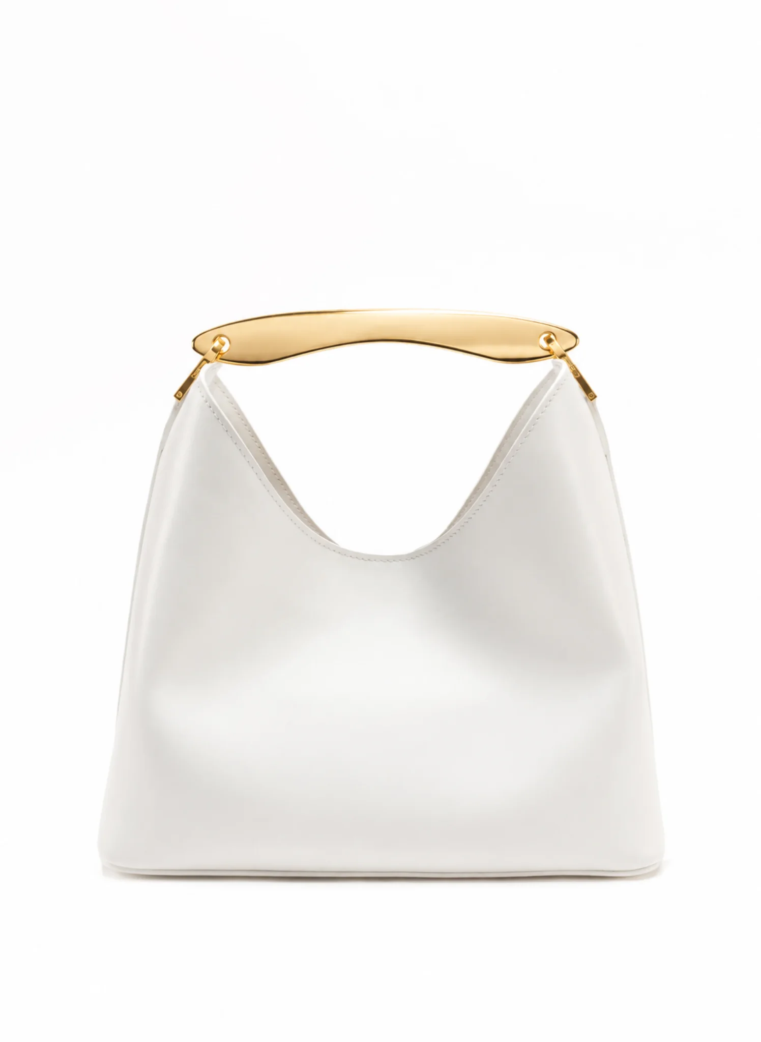 Boomerang Leather White - Gold - 1