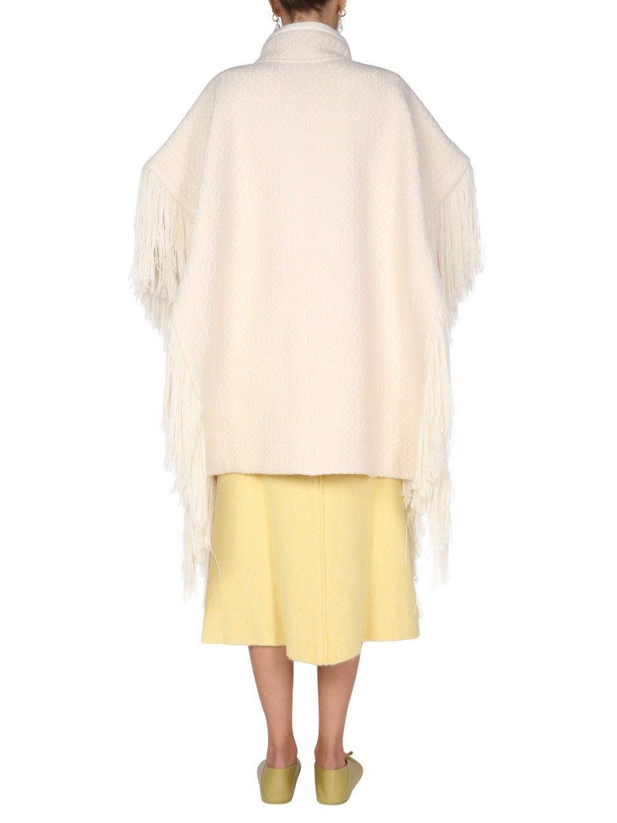Jil Sander Women Jacquard Cape - 4