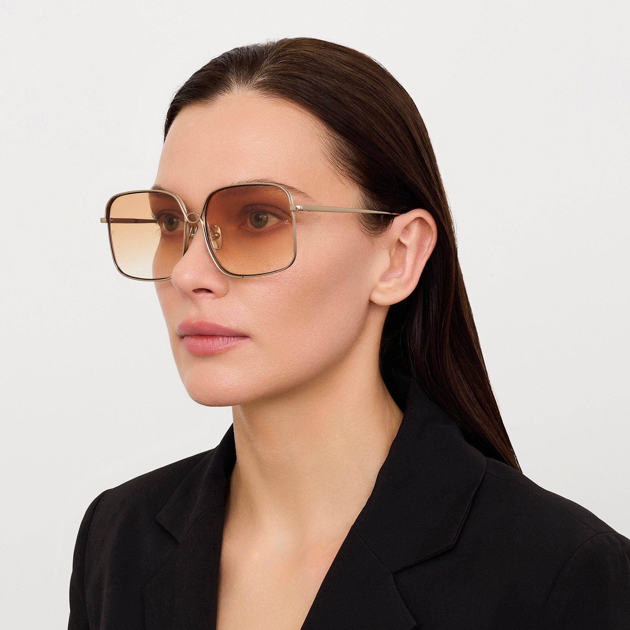 Genevieve Sunglasses in Camel and Gold - 2