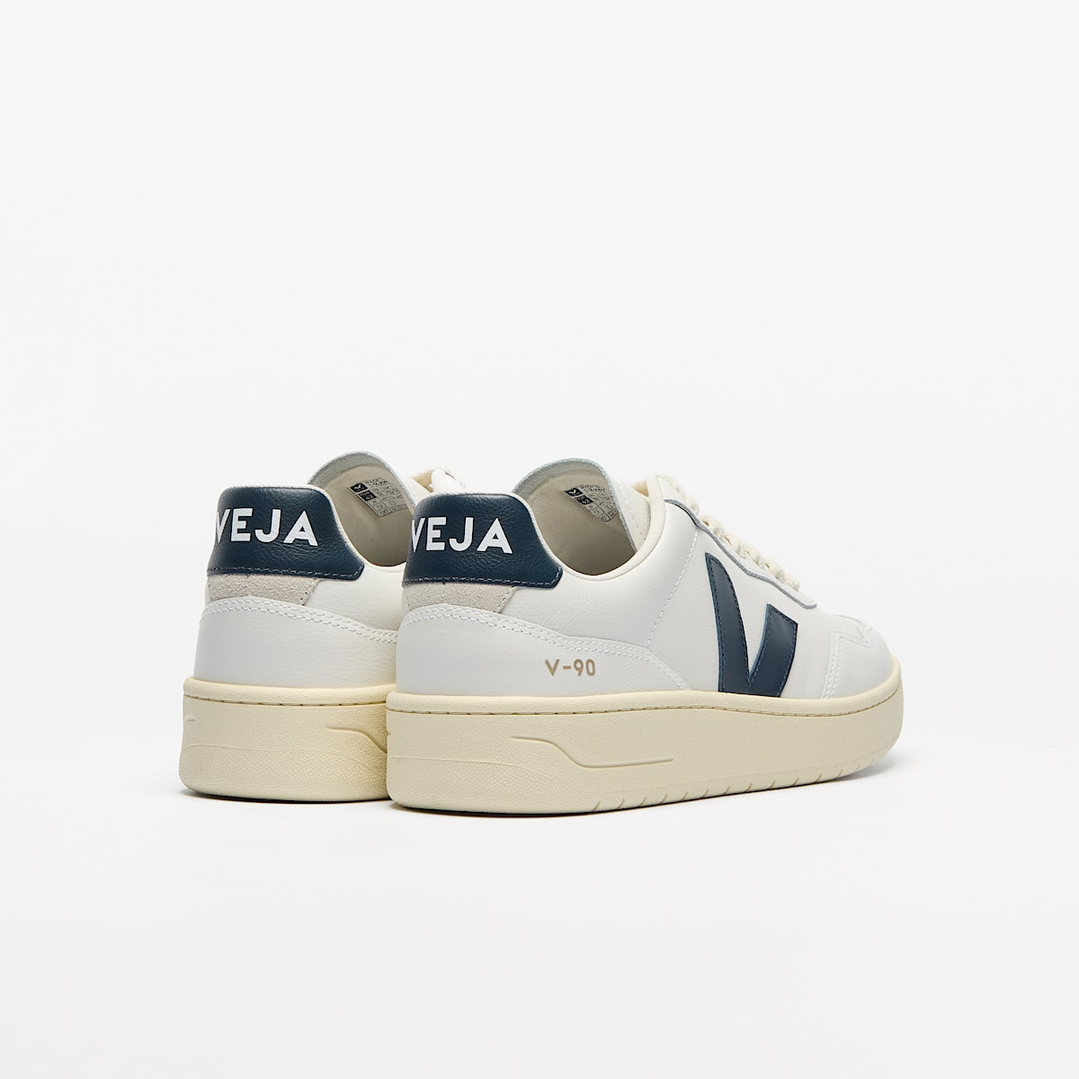 V-90 LEATHER WHITE NAUTICO - 3