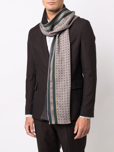 Paul Smith jacquard-pattern scarf outlook