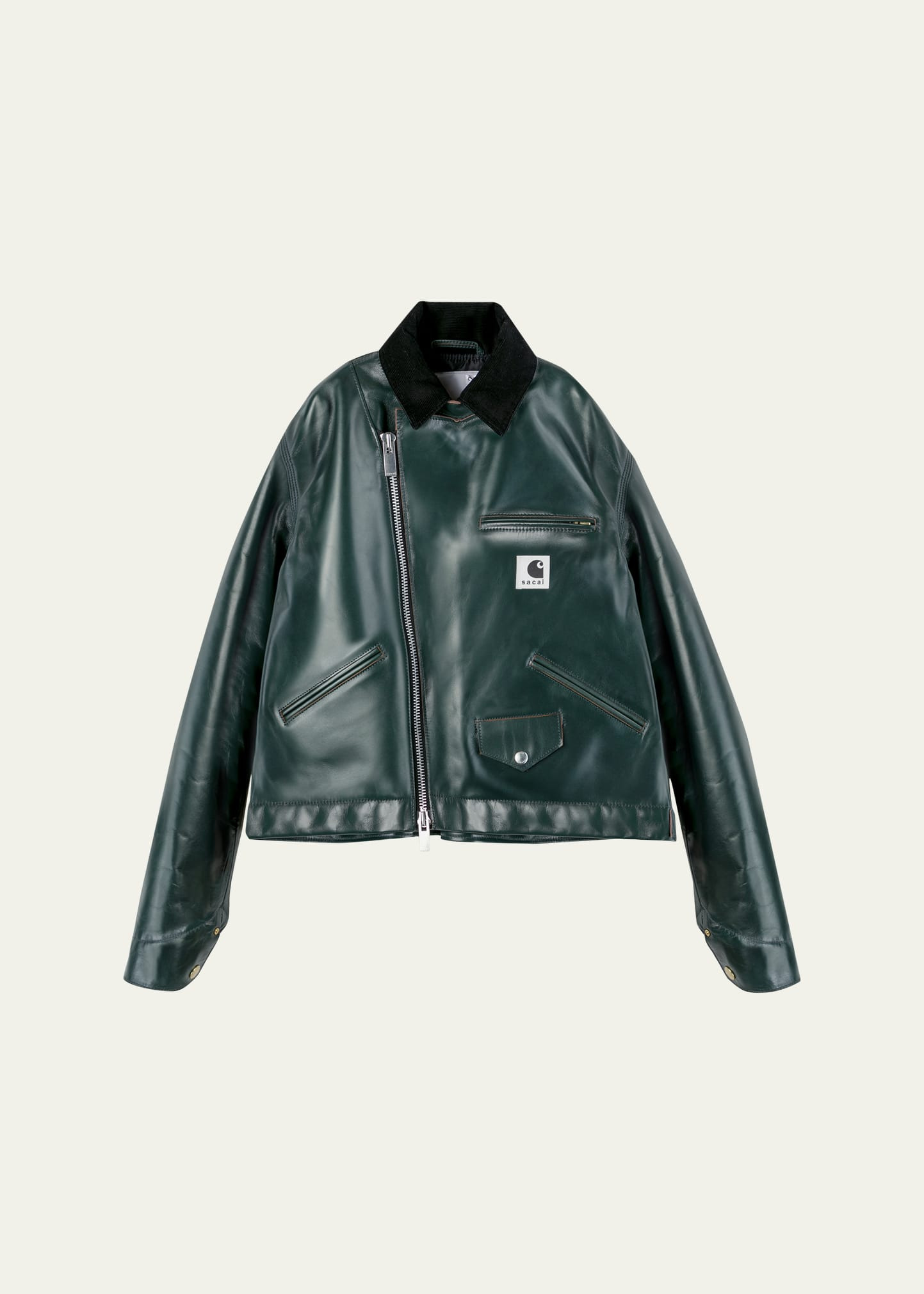 x Carhartt WIP Leather Utility Jacket - 1
