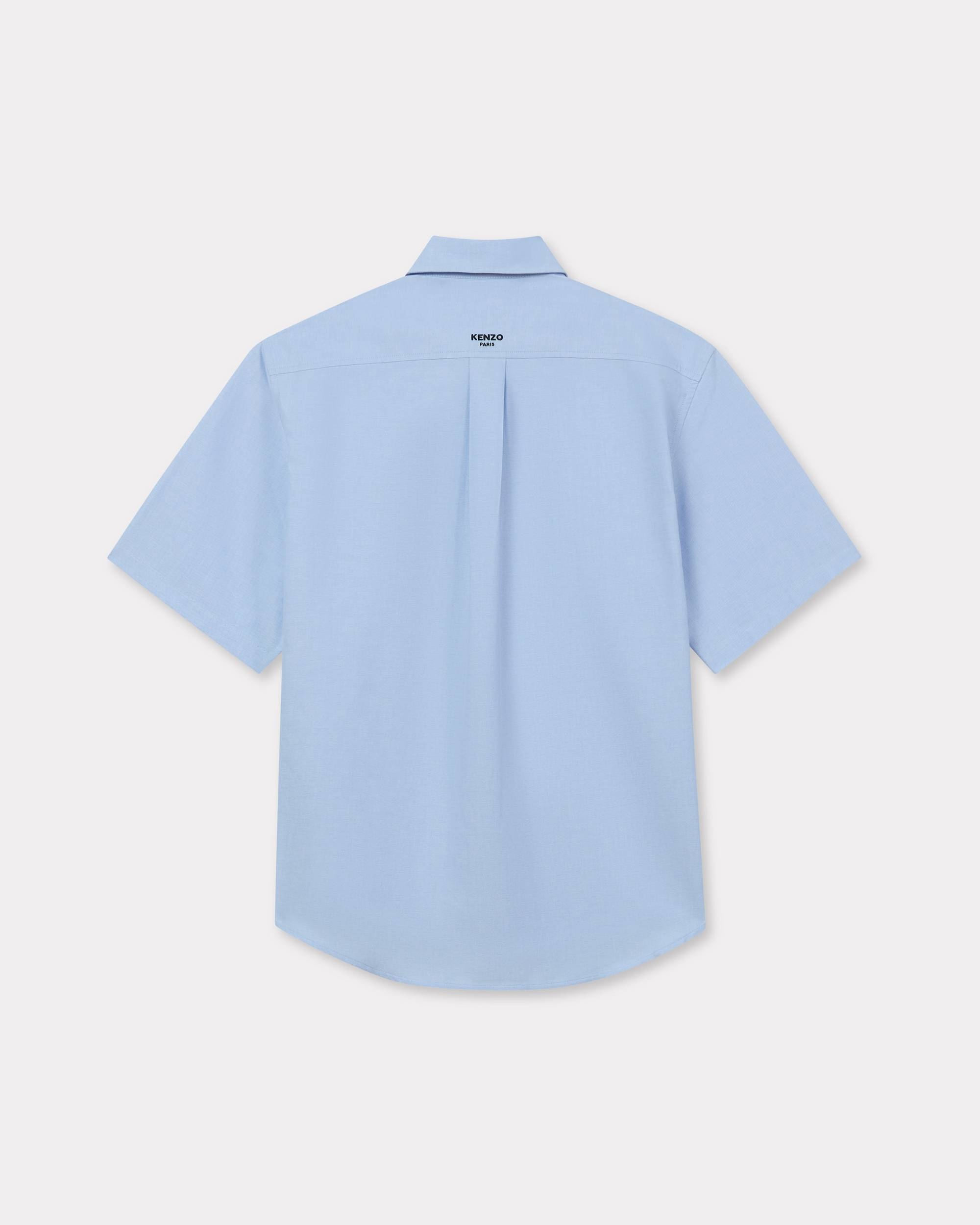 'KENZO Pop' embroidered short sleeve shirt in cotton - 2