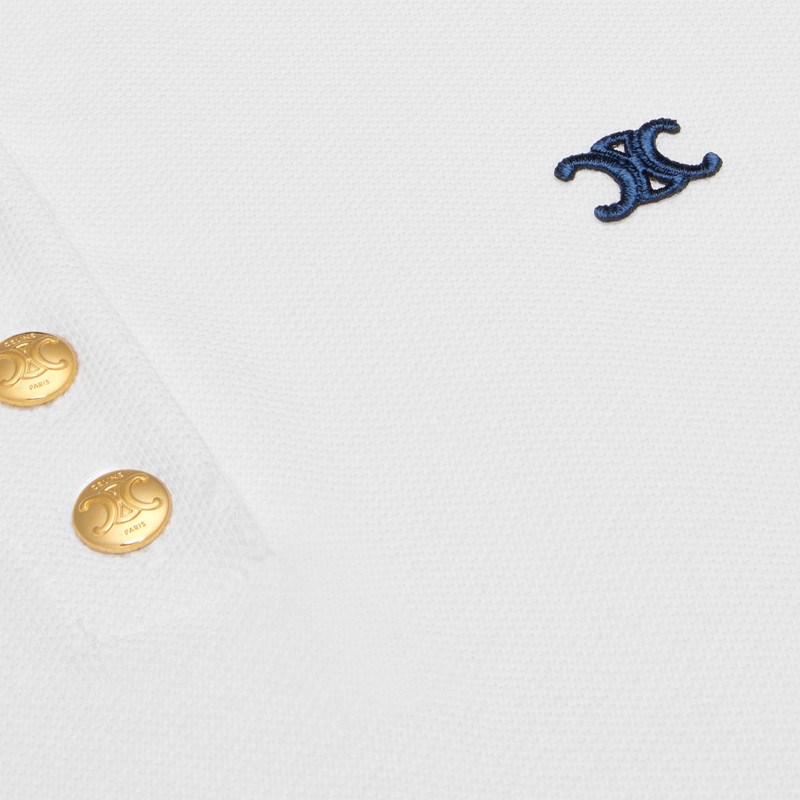 triomphe polo shirt in cotton piqué 4