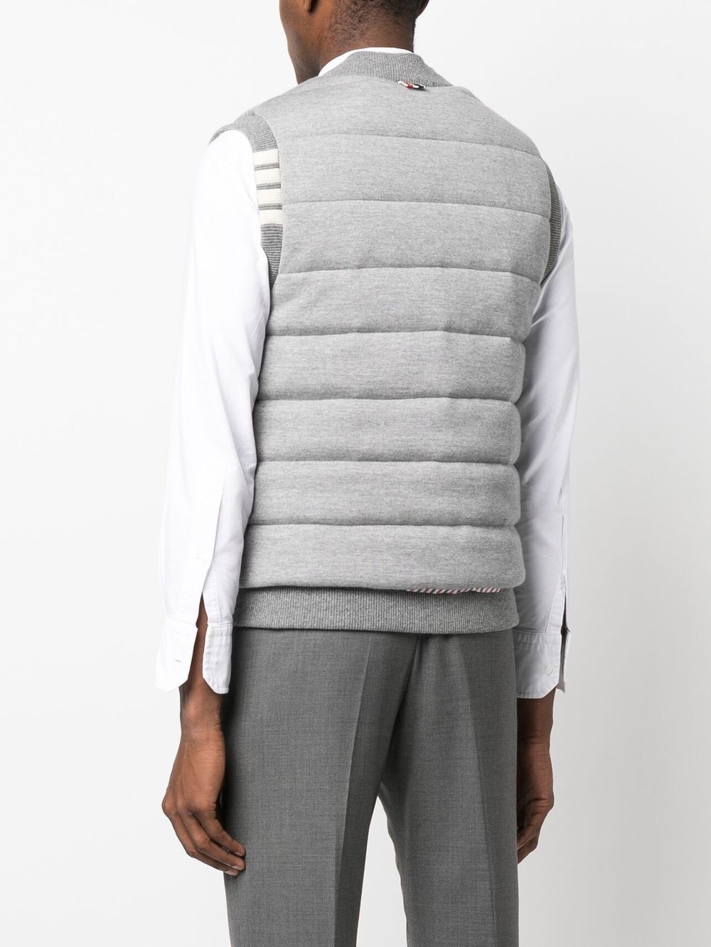 padded-design button-down gilet - 4