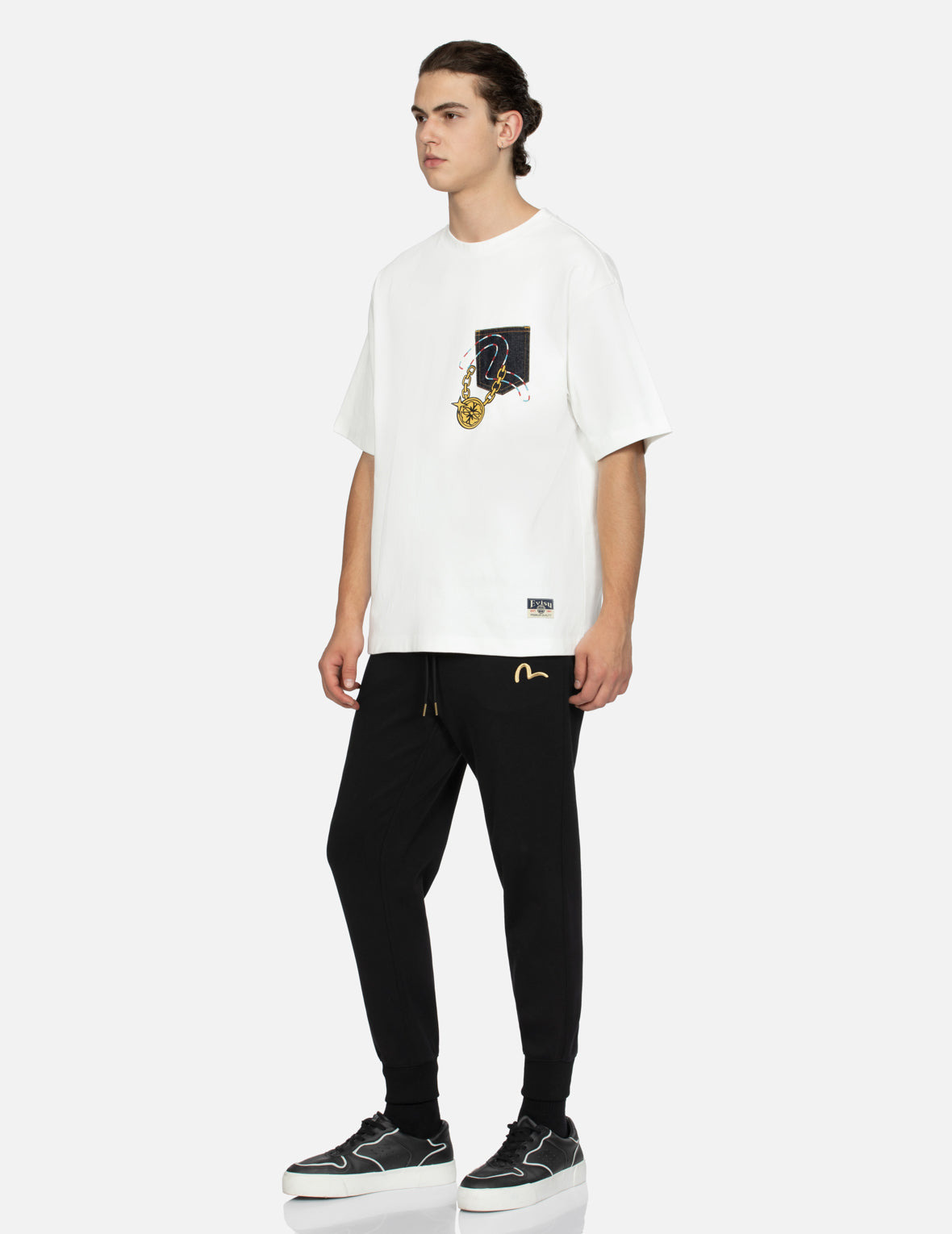 LUCKY SLOT MACHINE DAICOCK PRINT RELAX FIT T-SHIRT - 4