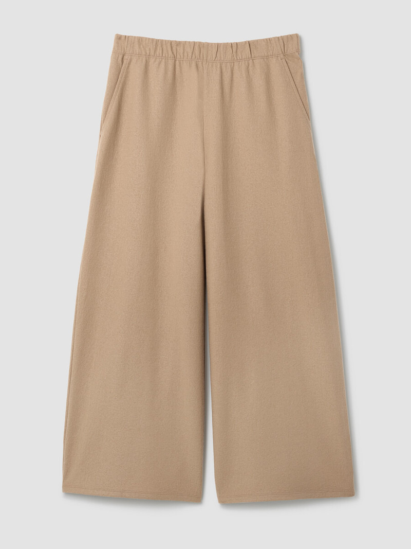Felted Wool Jersey Wide-Leg Pant 1