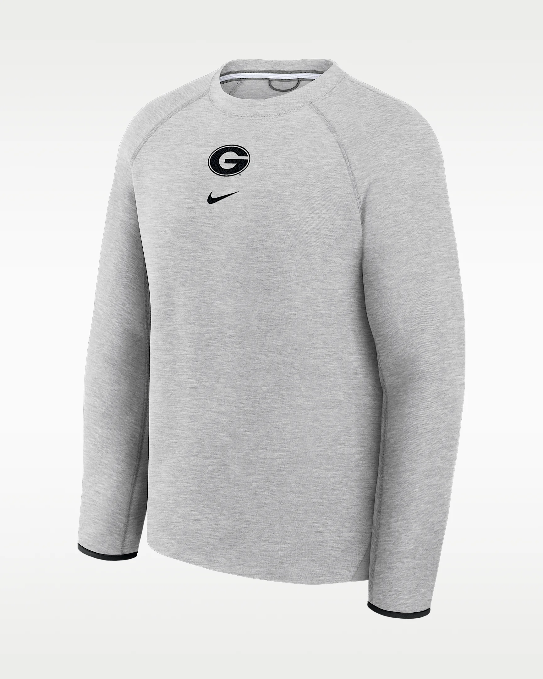 Georgia Tech Fleece Men's Nike College Pullover Crew - 1