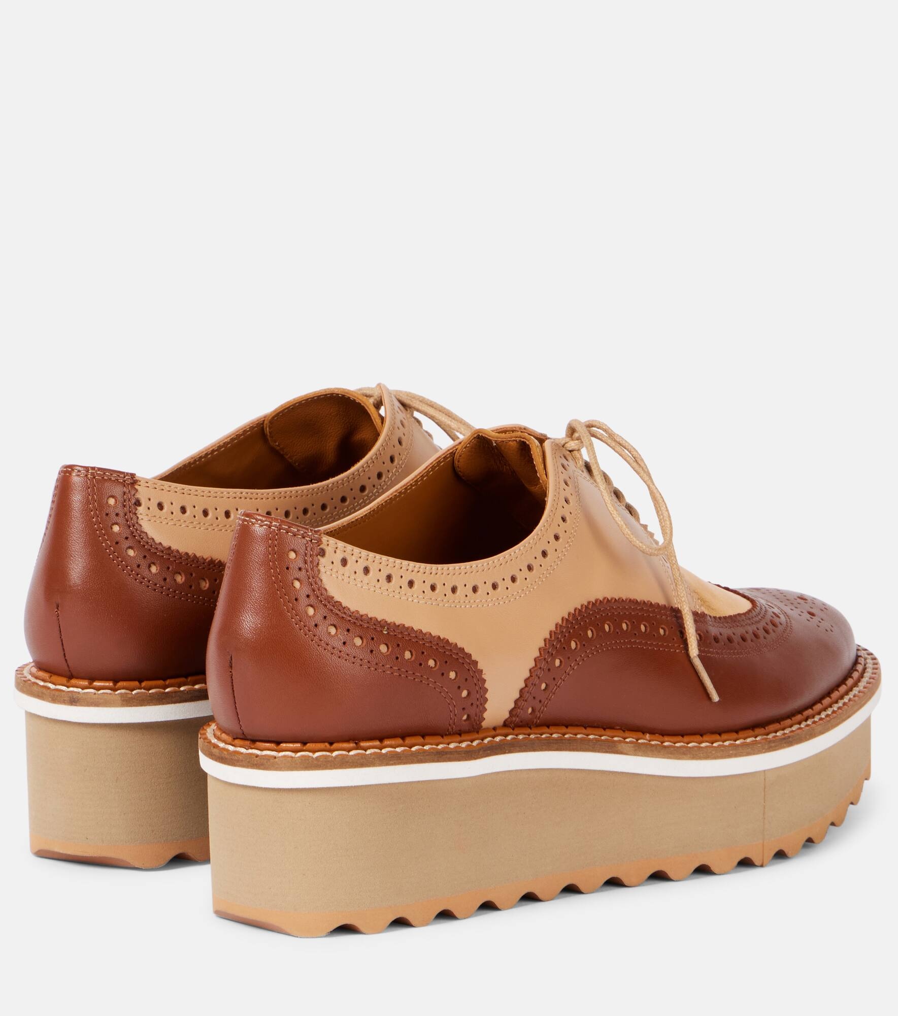 Balma leather platform Derby shoes - 2