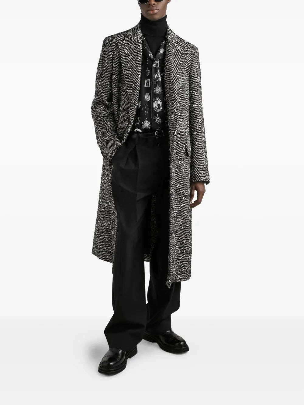 Dolce & Gabbana Men Herringbone Coat - 2