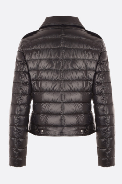Herno QUILTED SHINY NYLON BIKER DOWN JACKET outlook