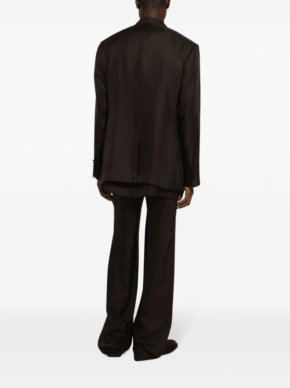 tailored silk trousers - 4