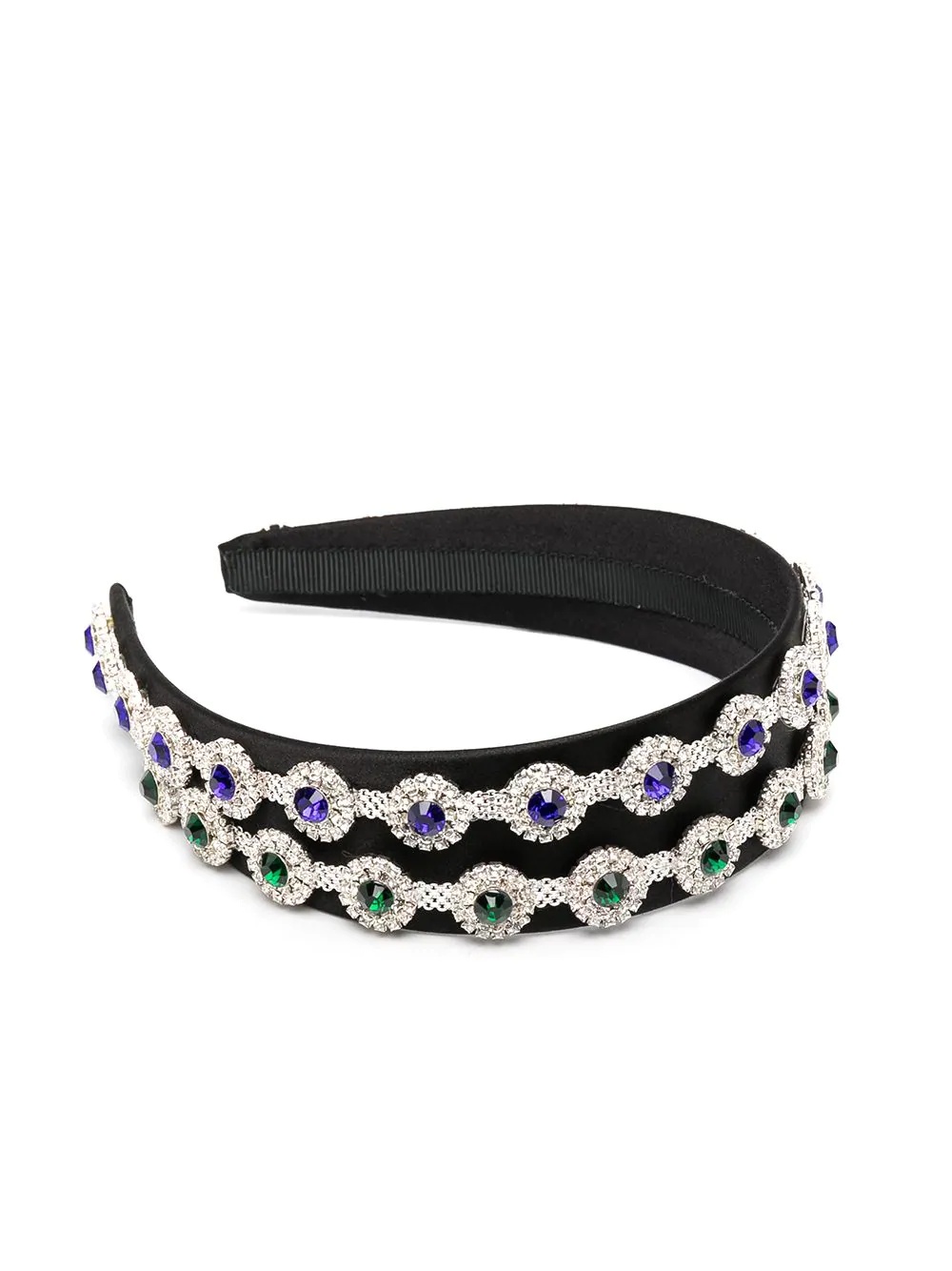 crystal embellished headband - 2