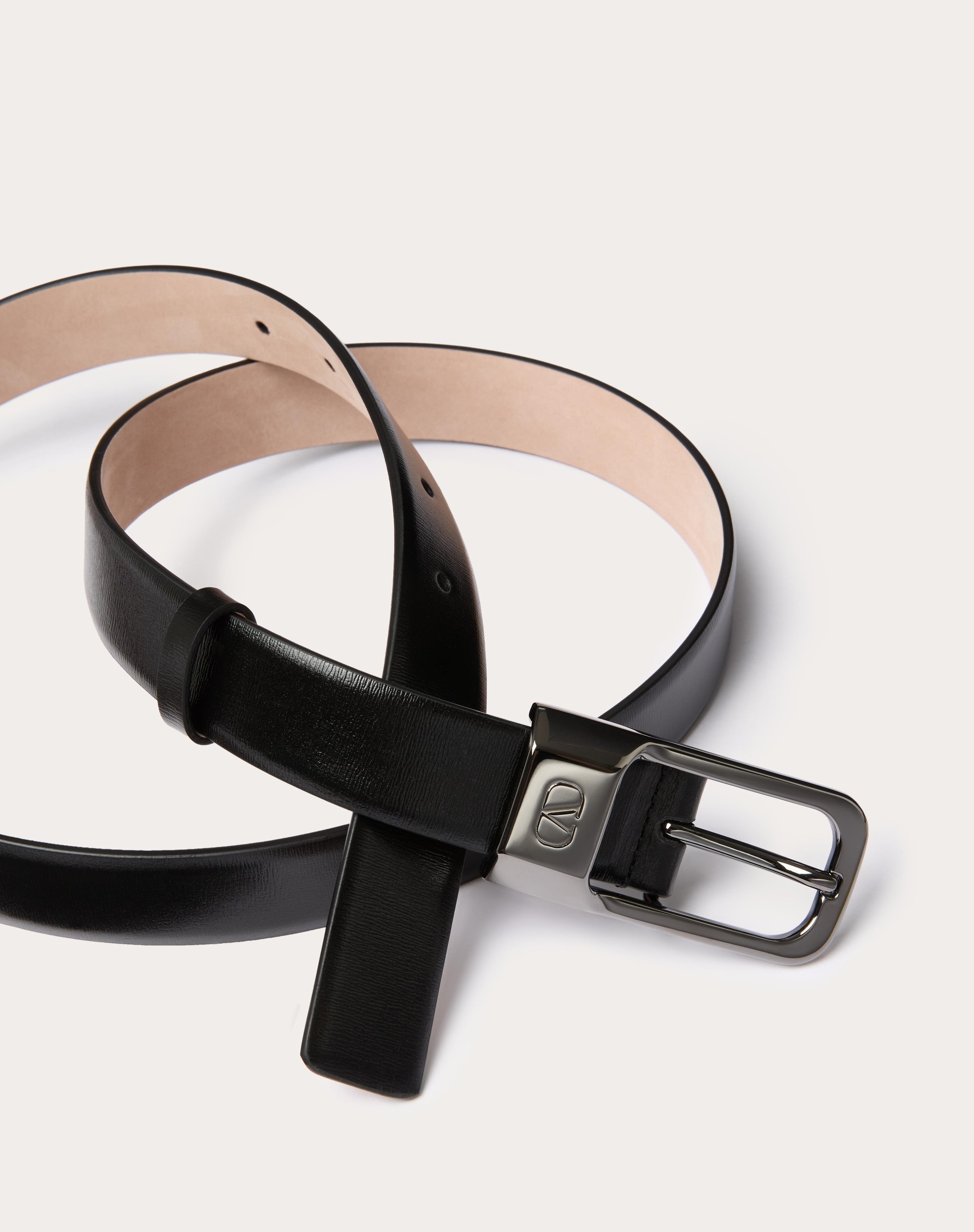 MINI VLOGO SIGNATURE CALFSKIN LEATHER BELT 25 MM - 2