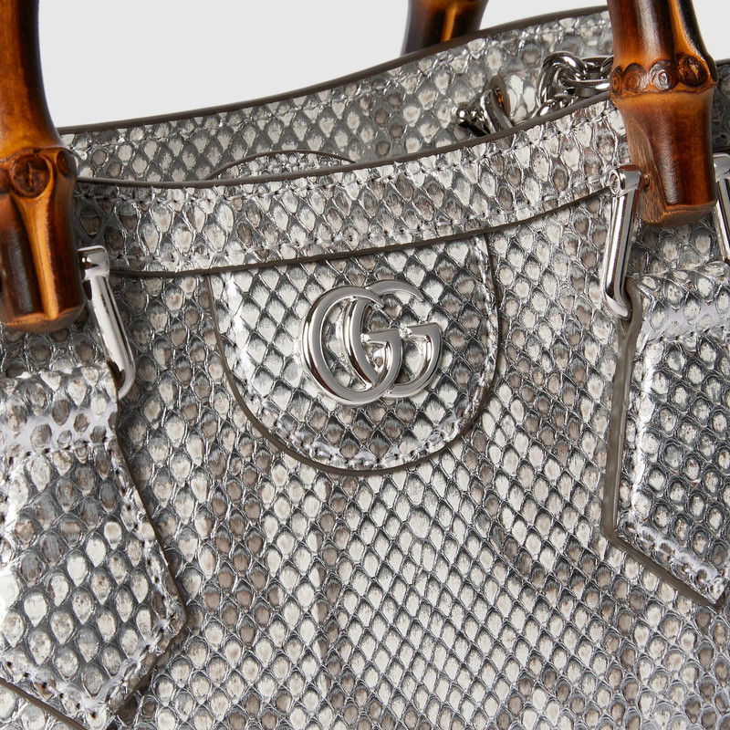 Gucci Diana python small tote bag 3