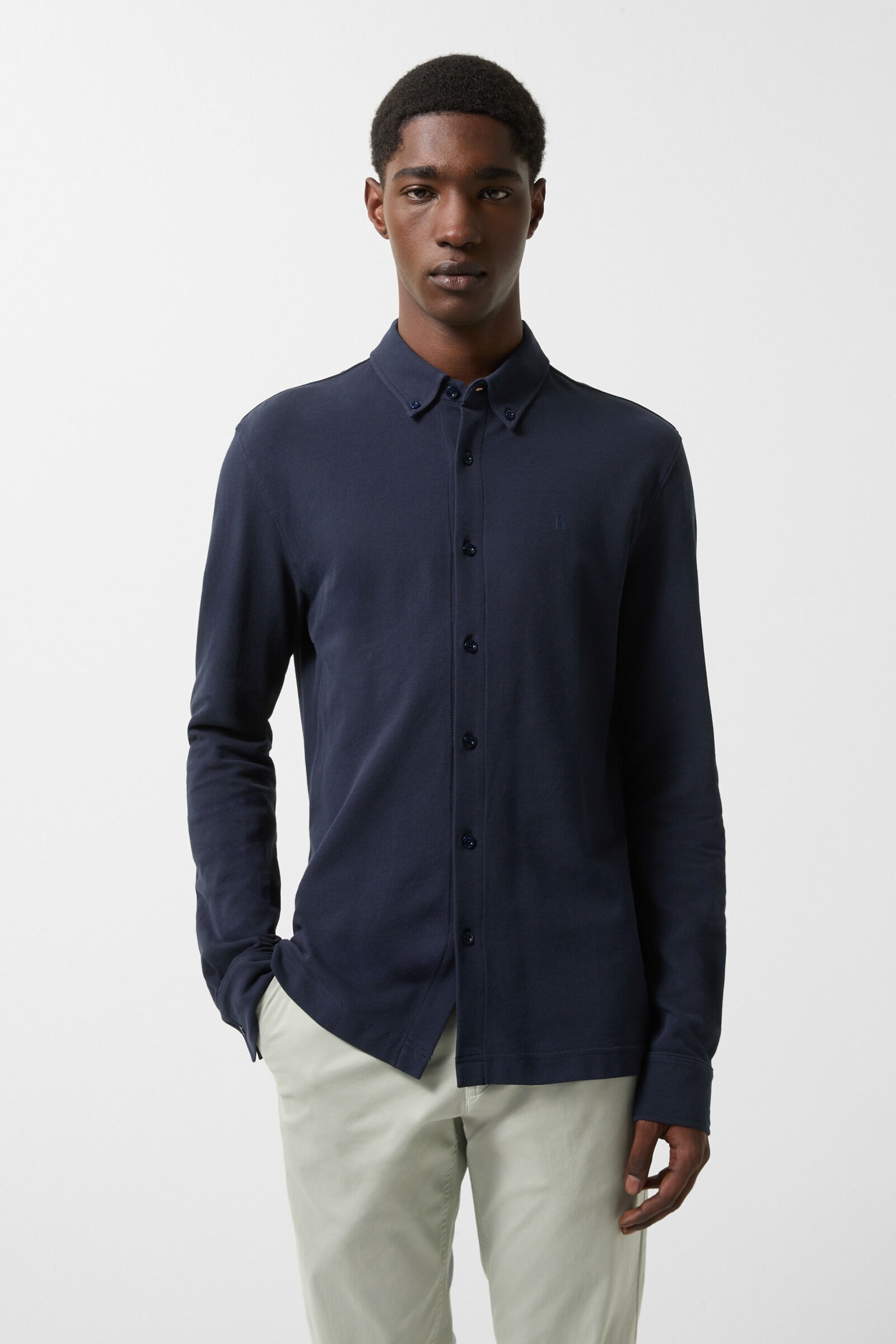 Franz Polo shirt in Navy blue - 1