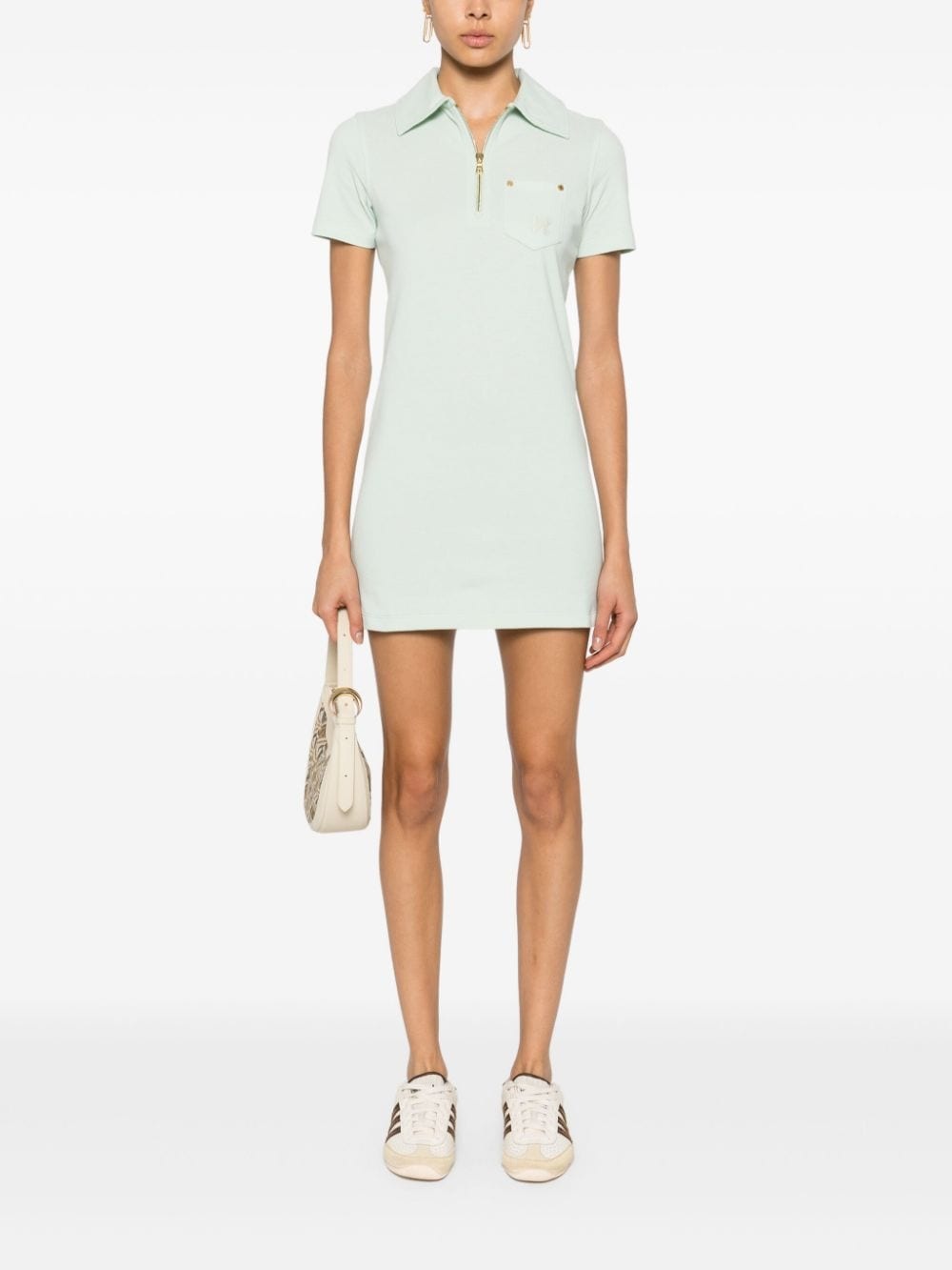 cotton piquÃ© polo dress - 2