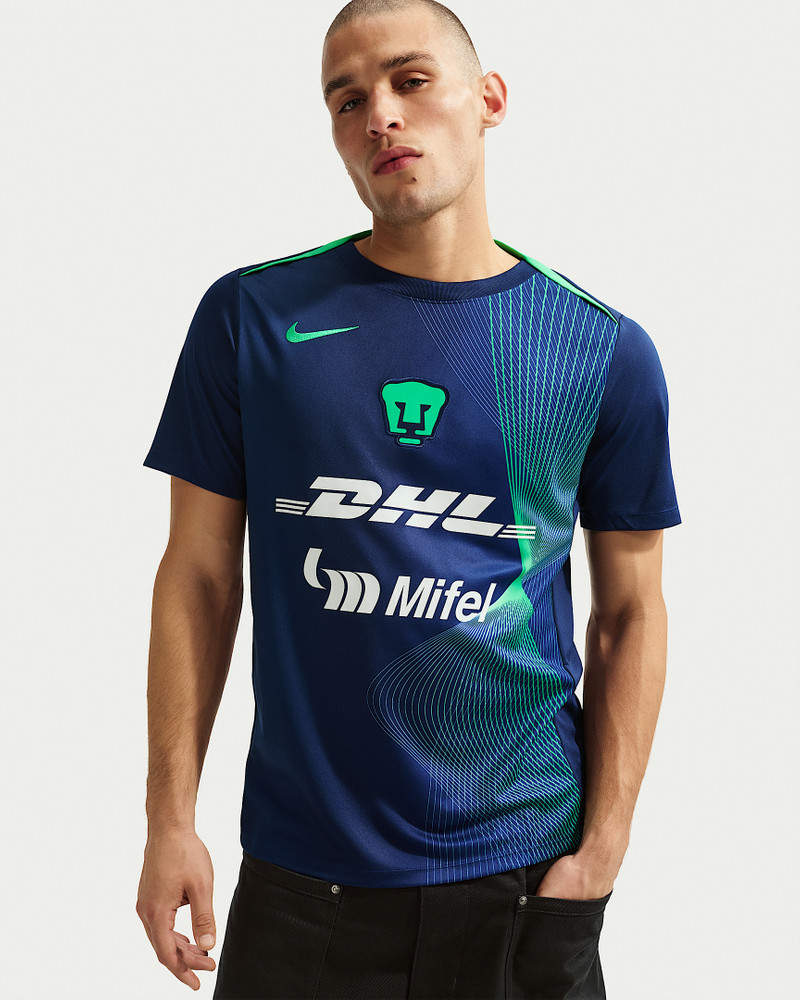 Pumas UNAM Academy Pro Men's Nike Dri-FIT Soccer Pre-Match Top 1