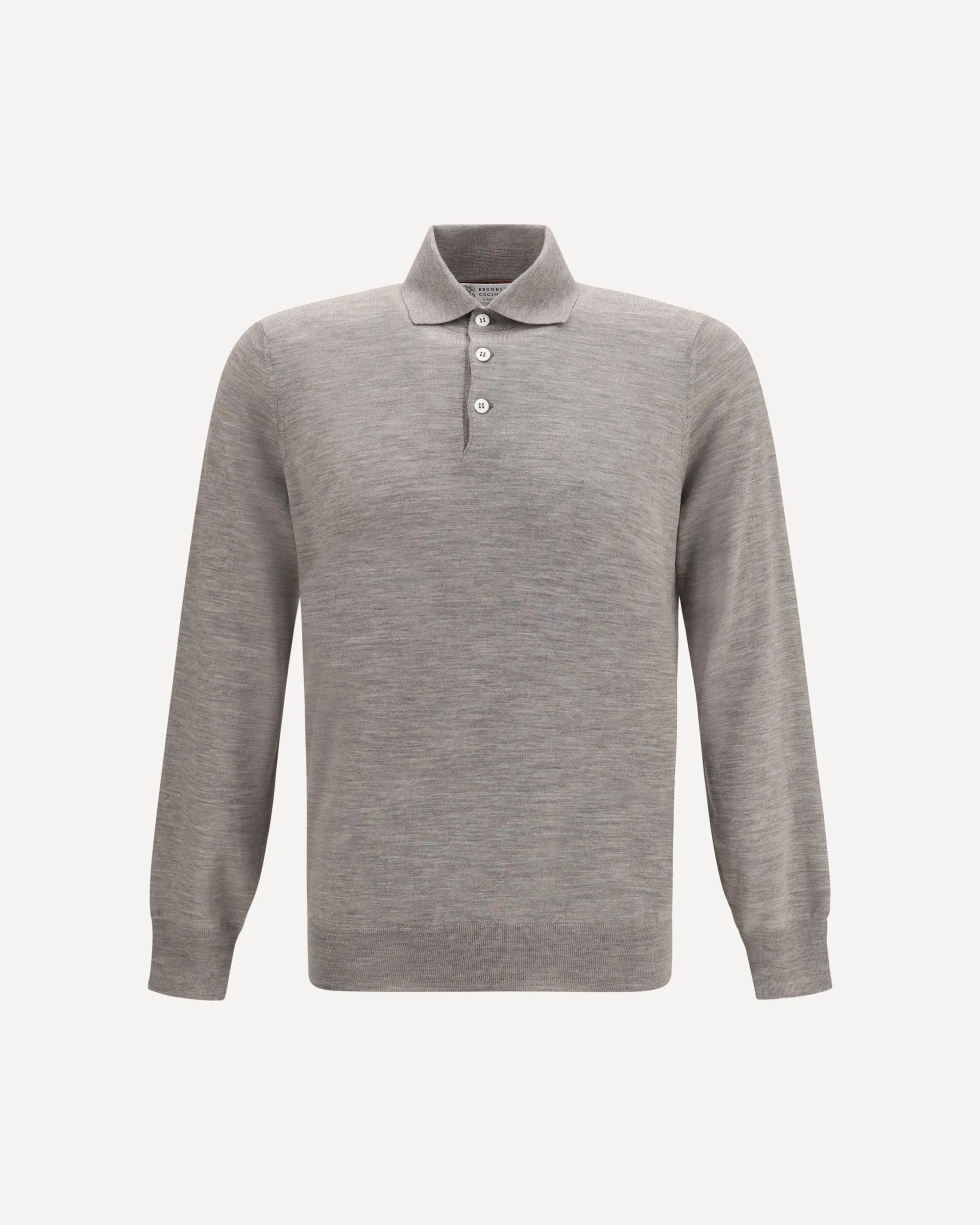 Virgin wool polo Sweater - 1