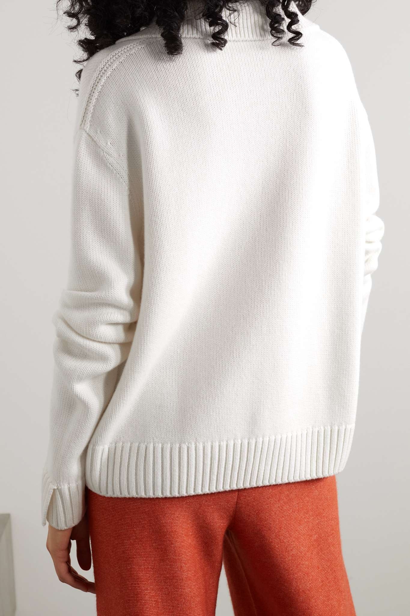 Berkeley cashmere polo sweater - 4