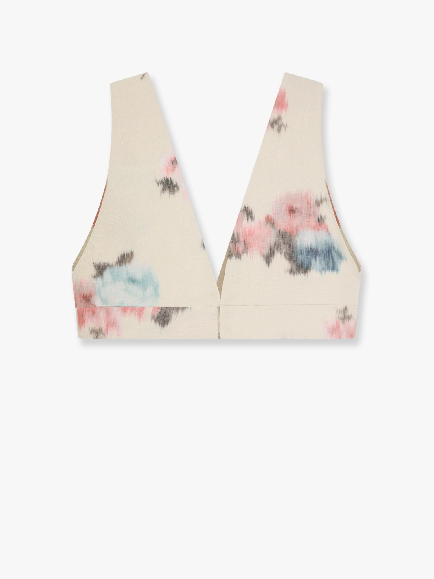 PHILOSOPHY DI LORENZO SERAFINI - Philosophy Di Lorenzo Serafini Linen Blend Top With Floral Print - 5
