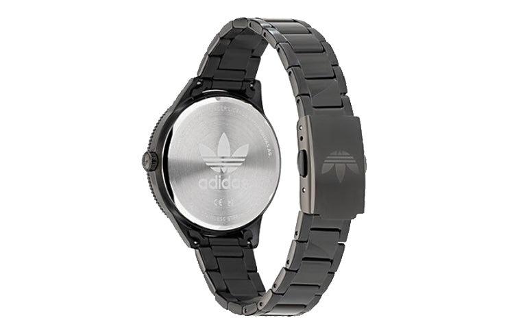 (WMNS) adidas Stainless Steel Black Bracelet Watch 'Black' AOFH220552I - 4