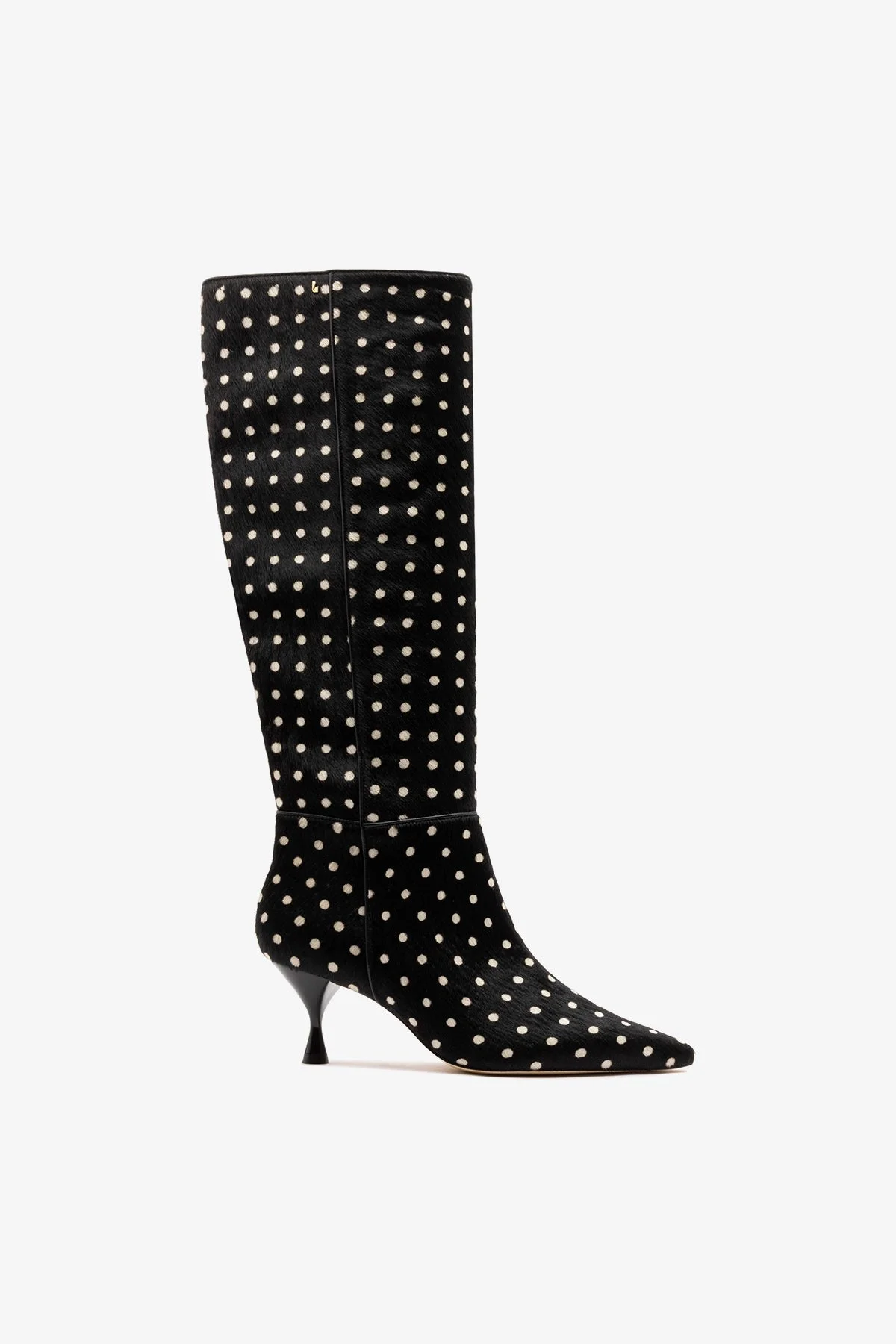 Georgia Boot Black Printed Hair Leather - 1