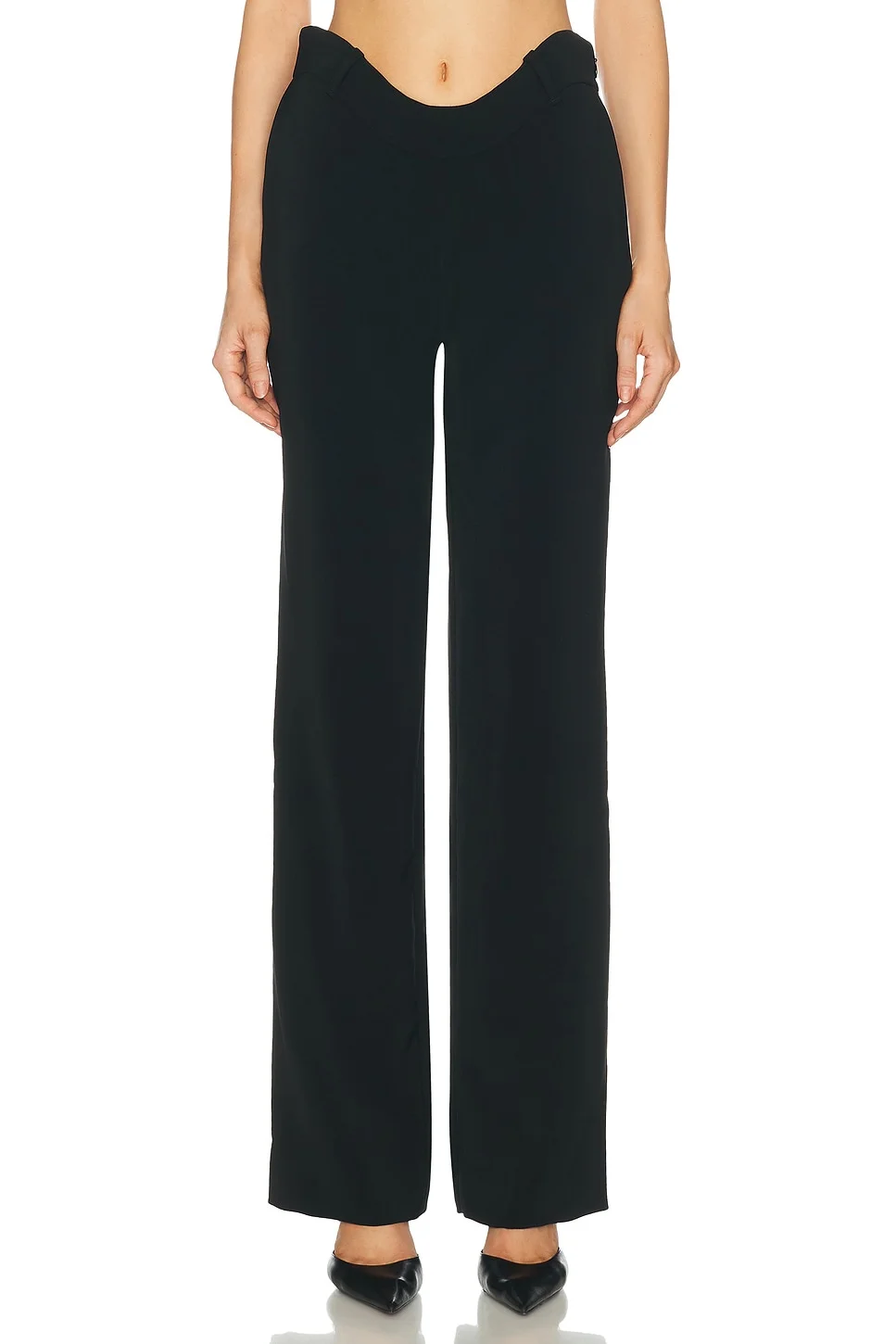 Wavy Waistband Tailoring Trouser - 1