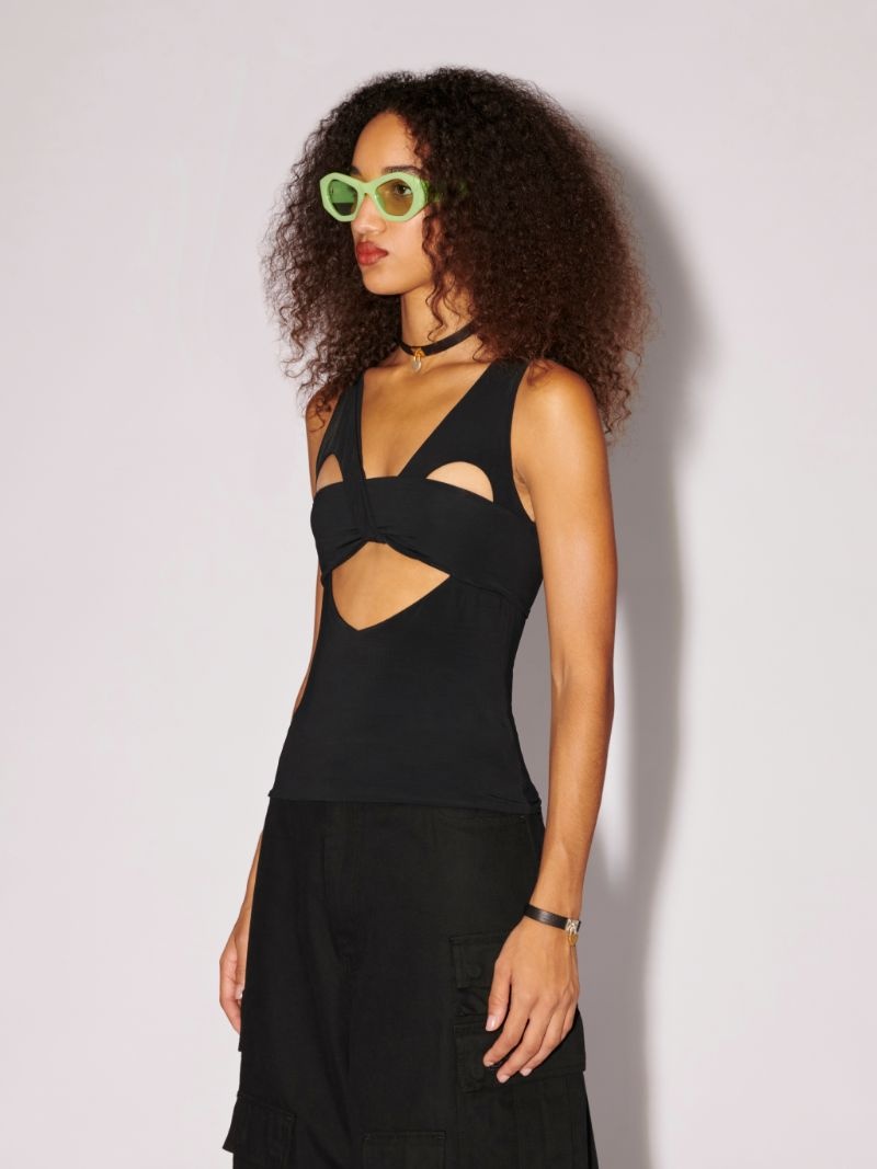Heart Shaped Sleeveless Top - 5