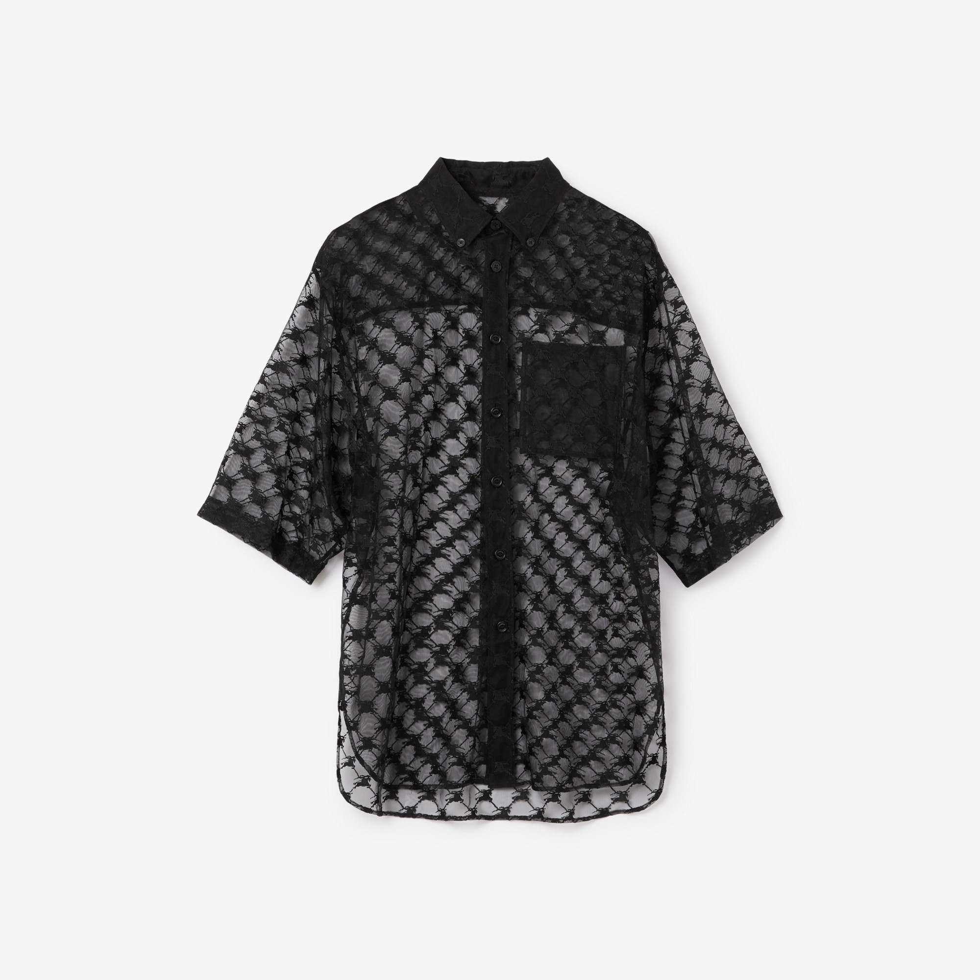 Short-sleeve EKD Stretch Lace Shirt - 1