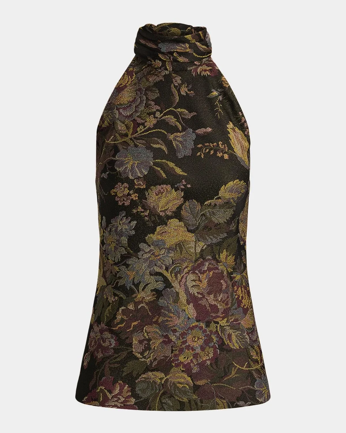 Chilton Floral Jacquard Top - 1