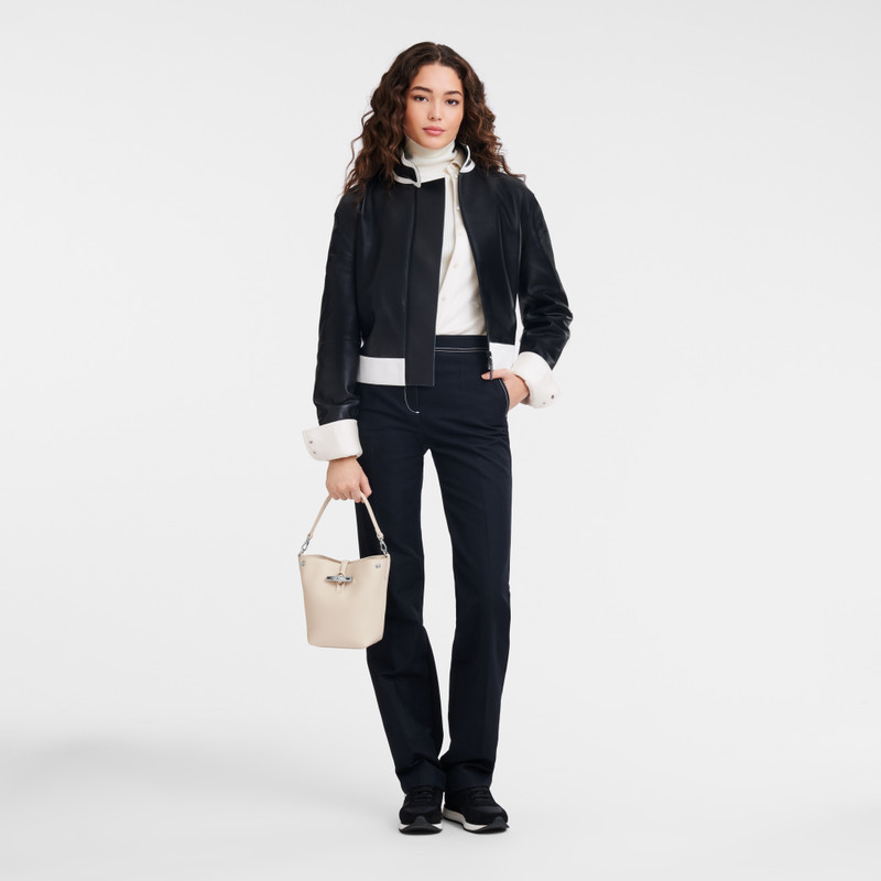 Longchamp Le Roseau XS Bucket bag Paper - Leather outlook