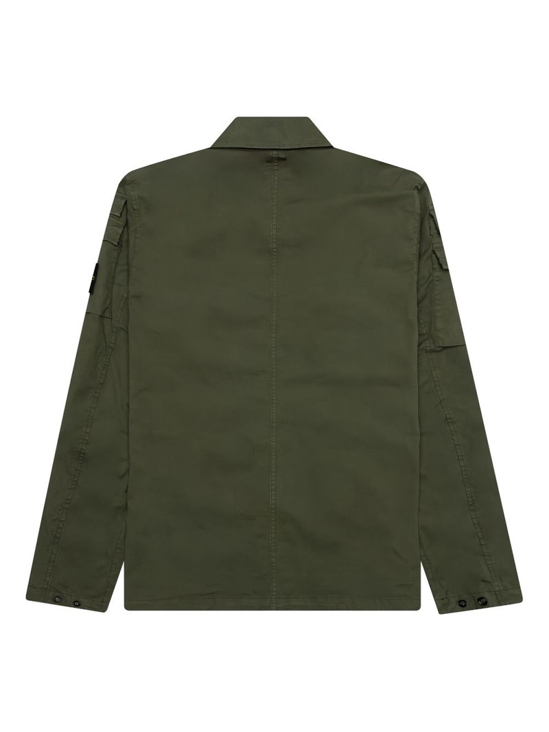 Stone Island Compass-badge zip-up jacket outlook