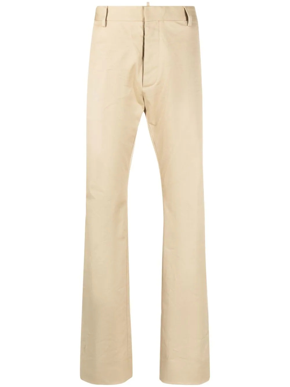 tailored straight-leg trousers - 1