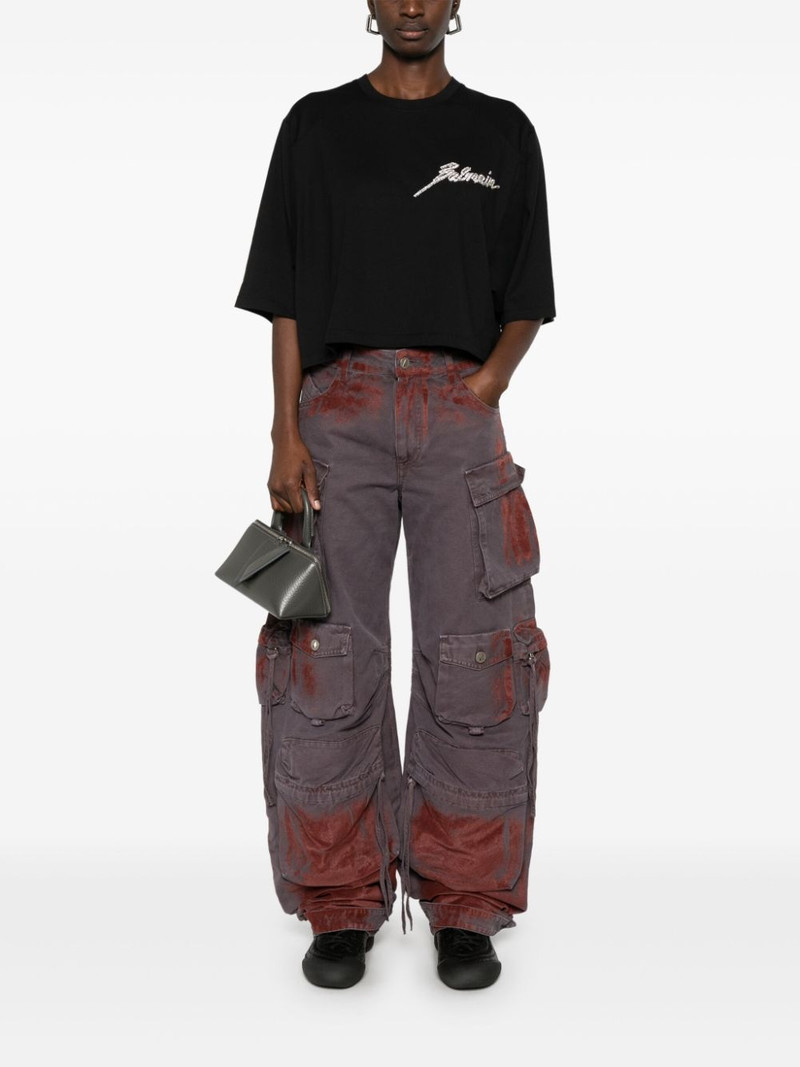 Balmain crystal-embellished T-shirt outlook
