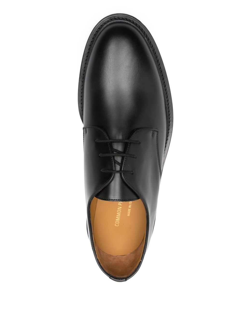 leather derby shoes - 4