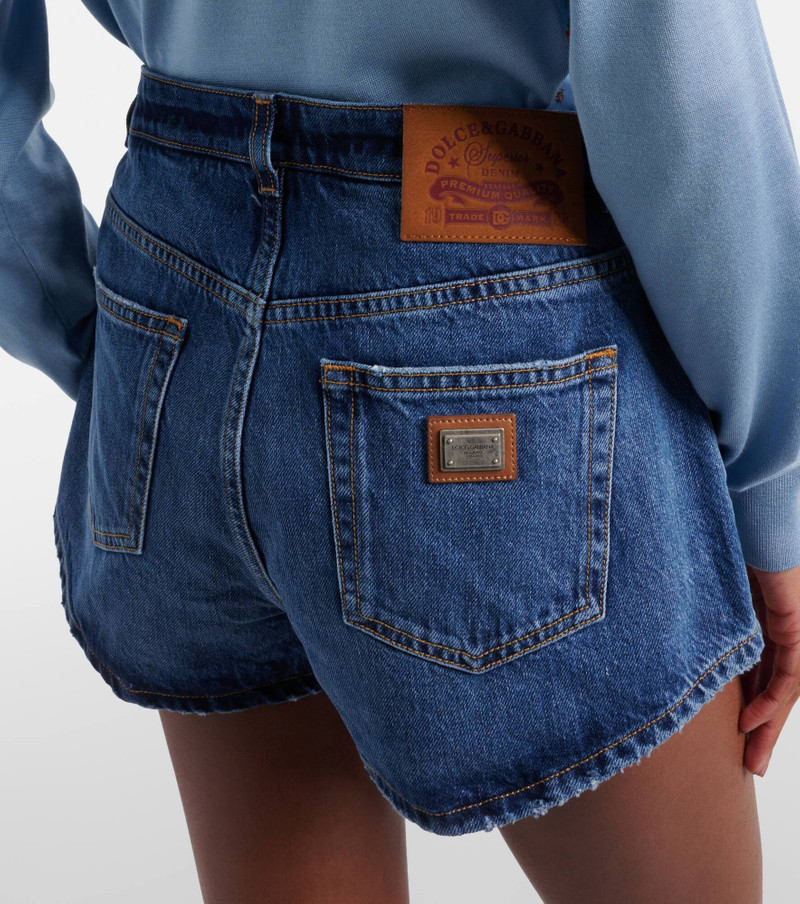 Denim micro shorts 5