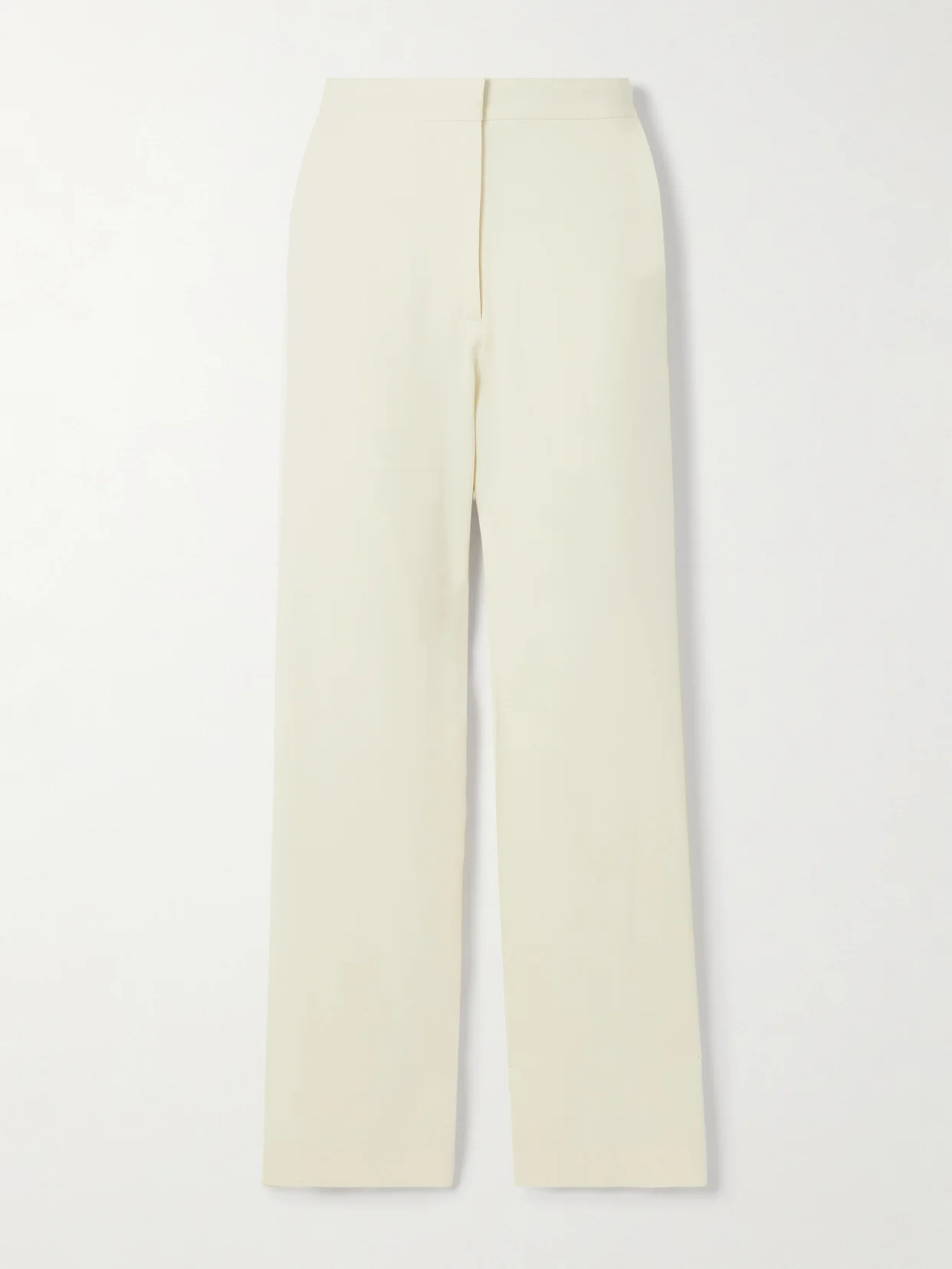 Crepe Straight-leg Pants - 1