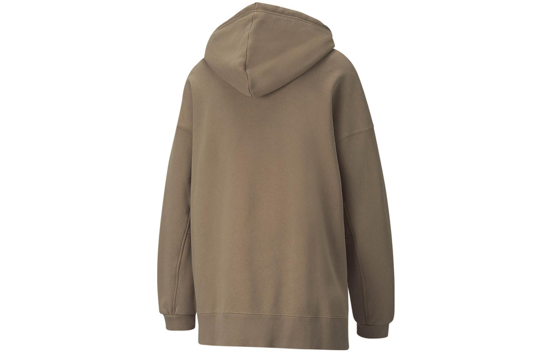 (WMNS) PUMA Infuse Pullover Hoodie 'Brown' 533421-63 - 2