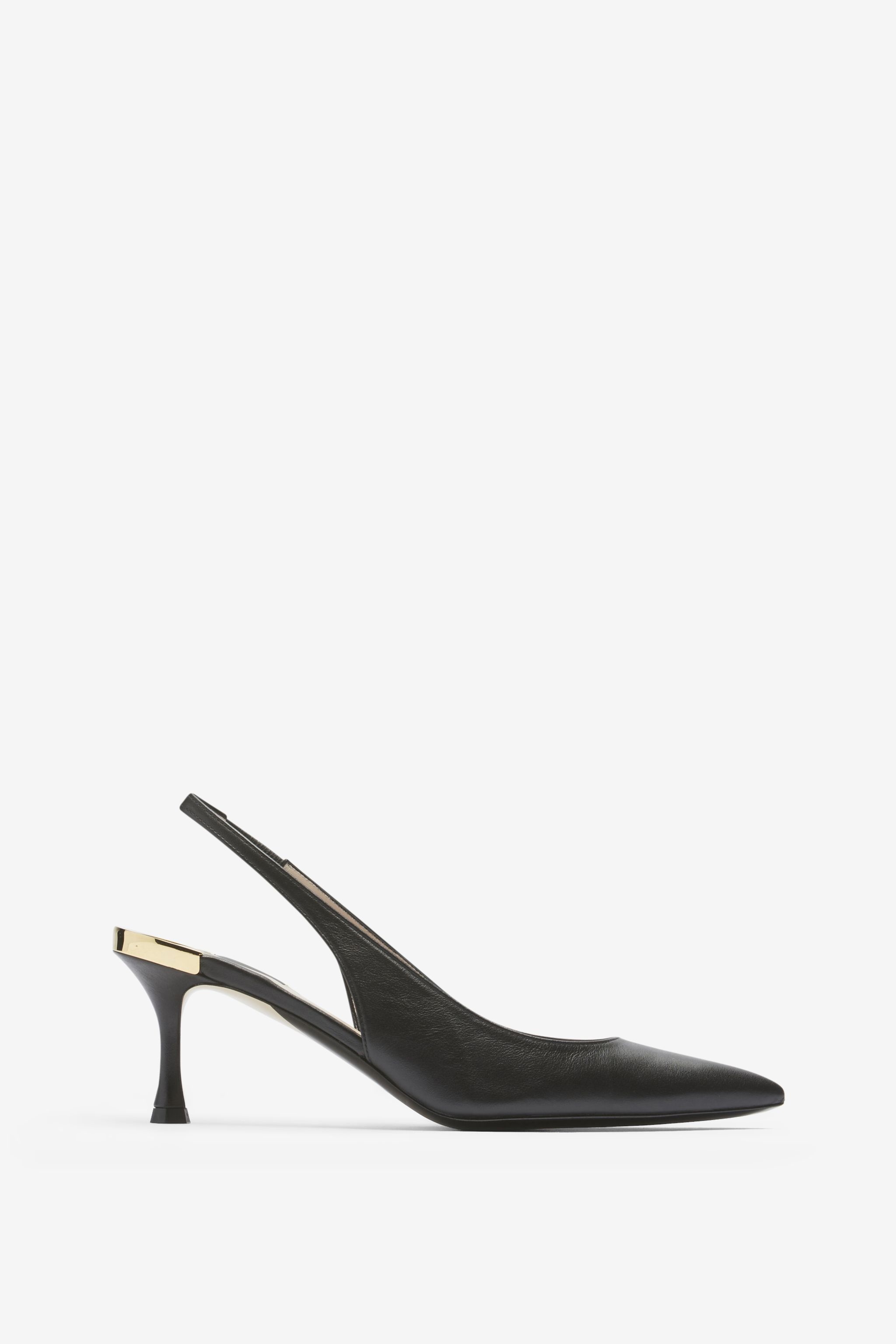 LEATHER SLINGBACK PUMPS - 1