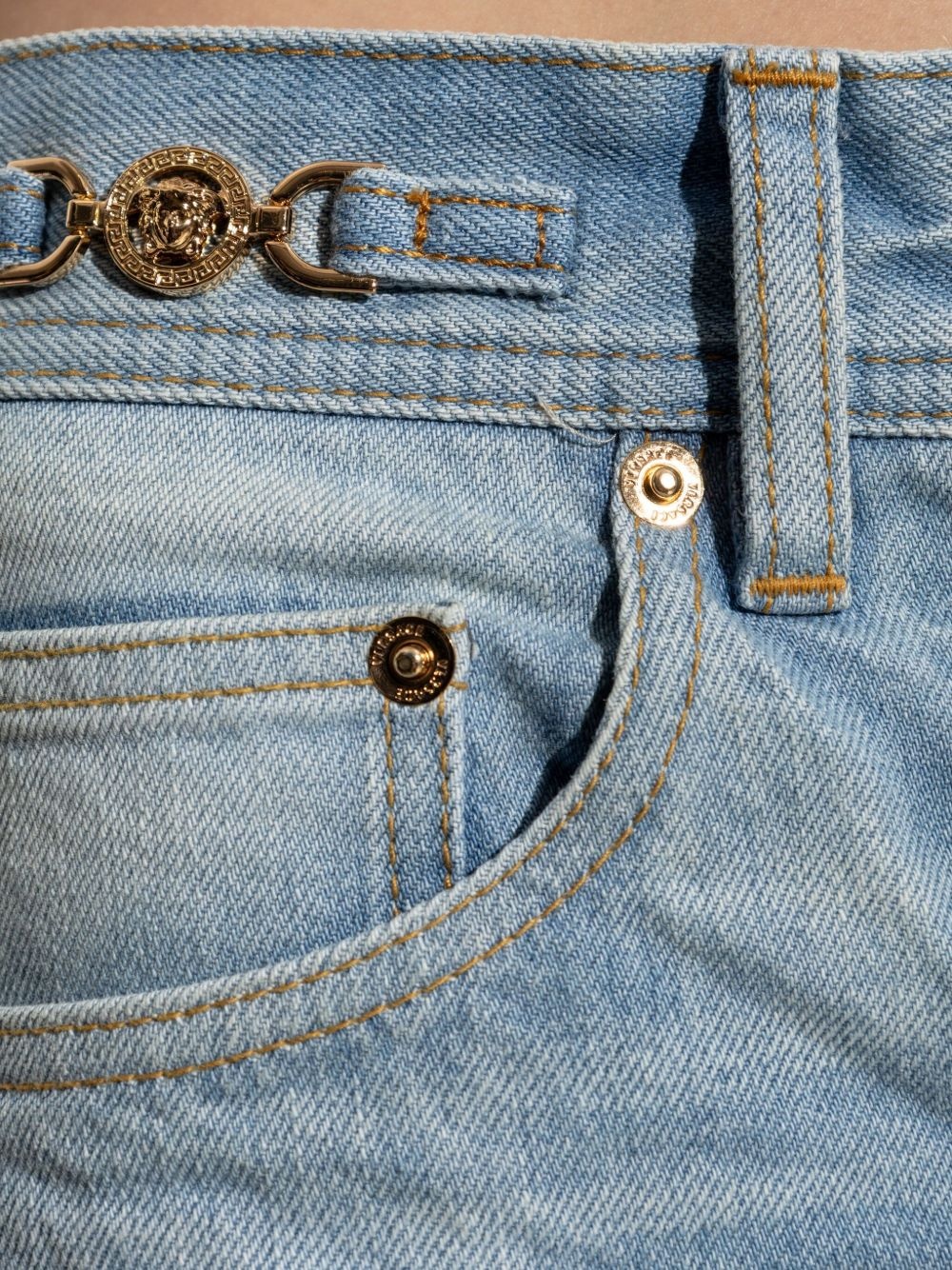 logo-patch jeans - 5