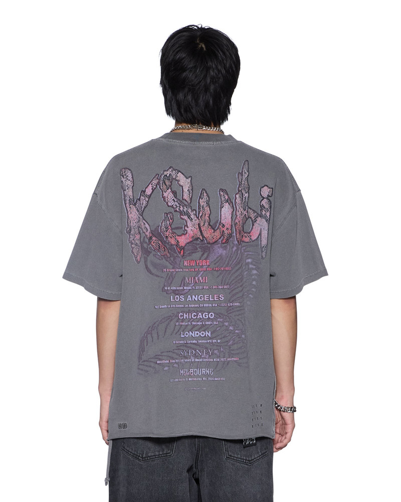 Ksubi KNOTTED EKCESS SS TEE CHARCOAL outlook