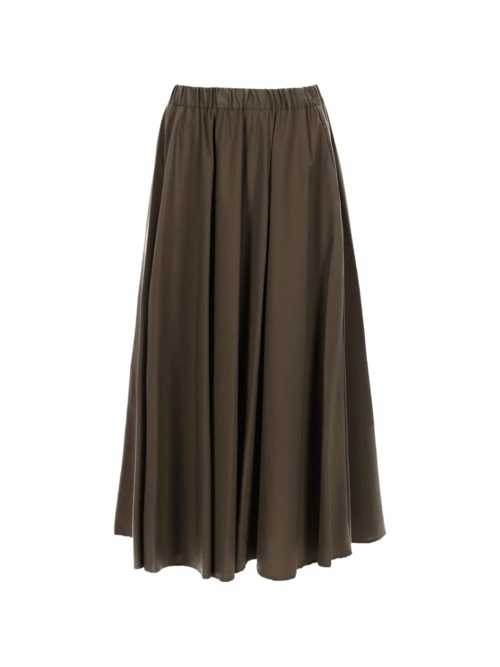 elasticated midi skirt - 1