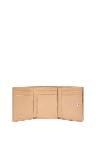 Loewe Anagram trifold wallet in pebble grain calfskin outlook