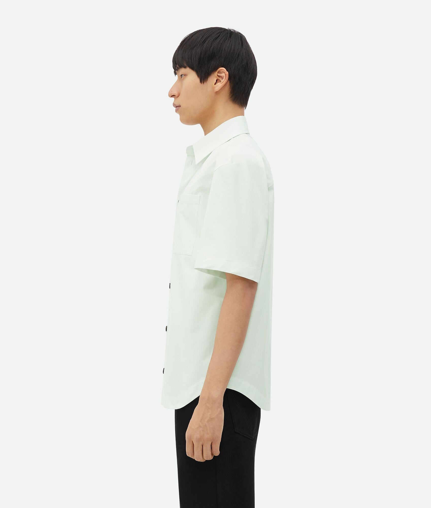 Relaxed Fit Short-Sleeved Cotton Shirt - 2