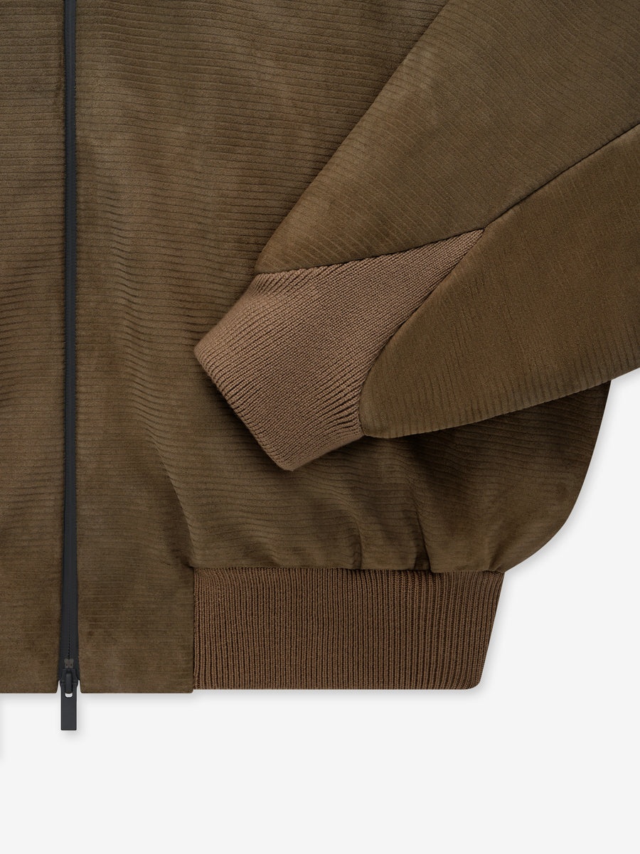 Suede Corduroy Bomber - 3