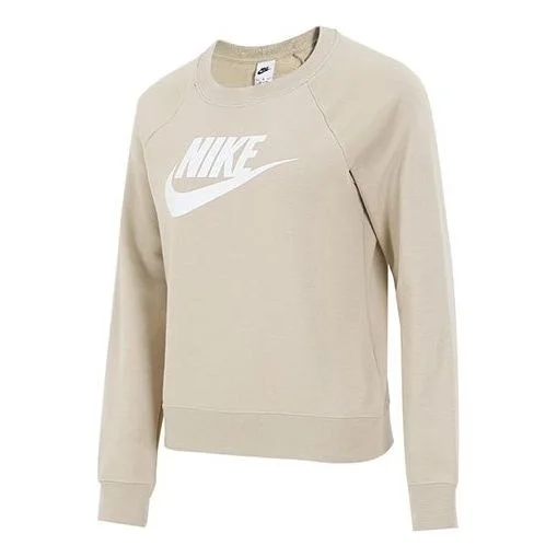 (WMNS) Nike Sportswear Essential Long Sleeve T-Shirt 'Beige' BV4113-206 - 1