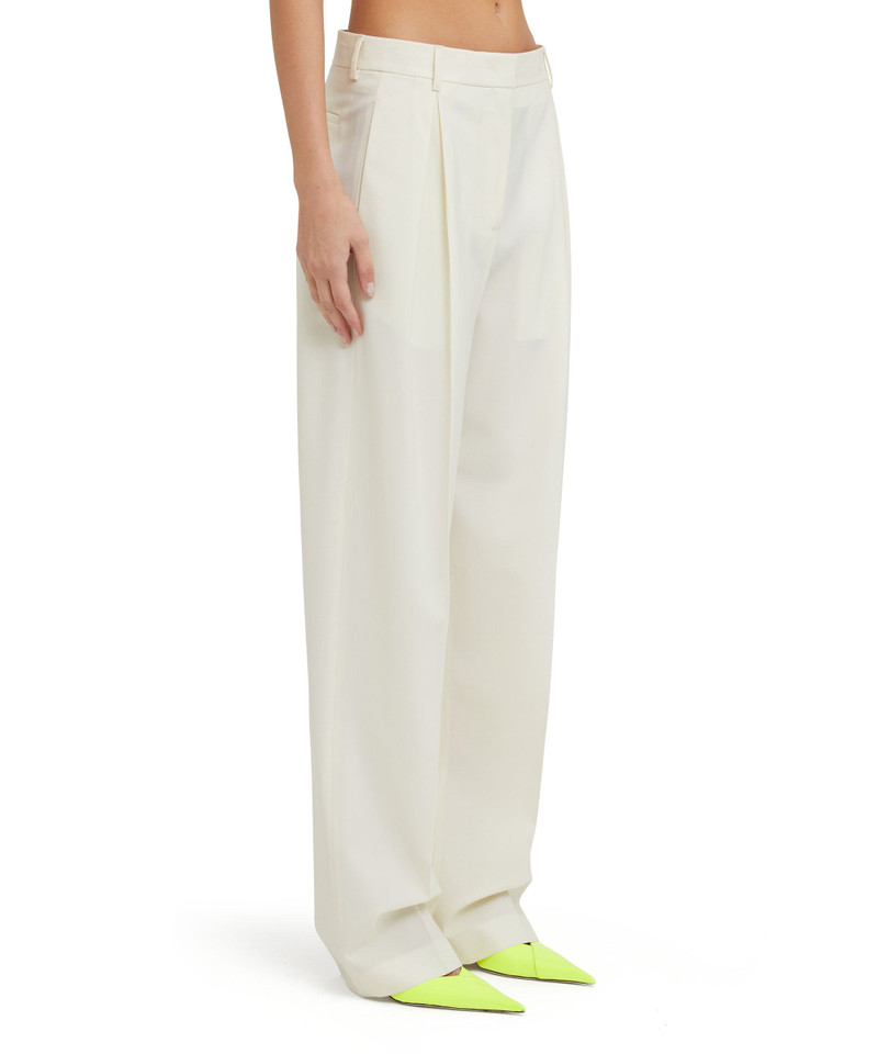 Fresh wool pleated pants 4