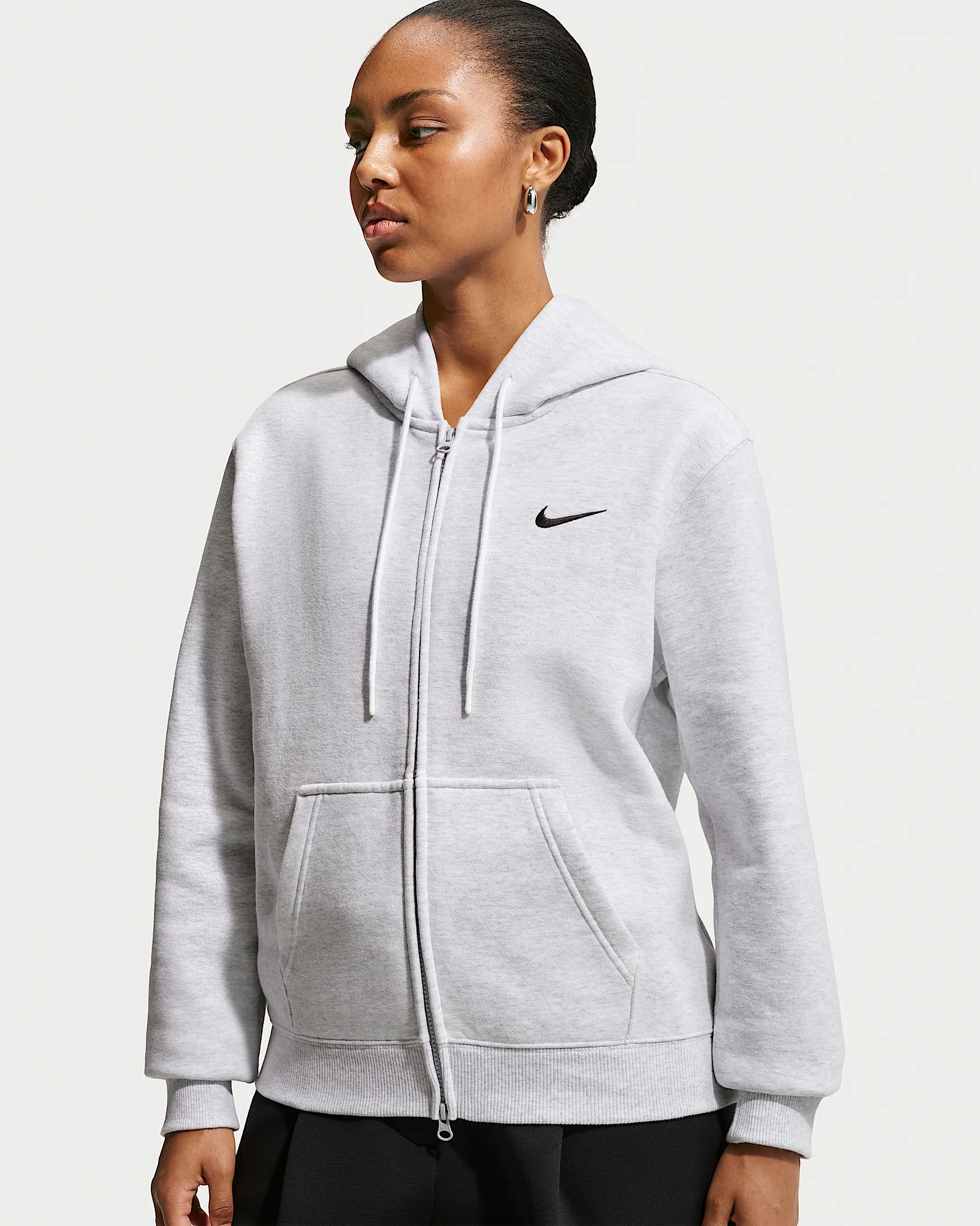 Nike Studio Fleece Medium Weight Women's Full-Zip Hoodie - 1
